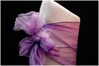 Purple Chair Ruffle