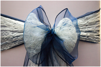 Peach Chair Bow
