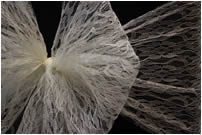 White Lace Chair Tie